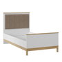Hanah Home Cama Individual Madera y Roble Blanco